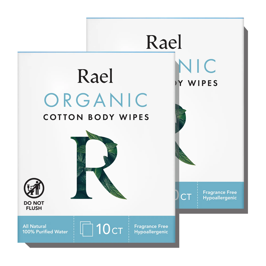 Organic Cotton Body Wipes - 2 Pack m9s